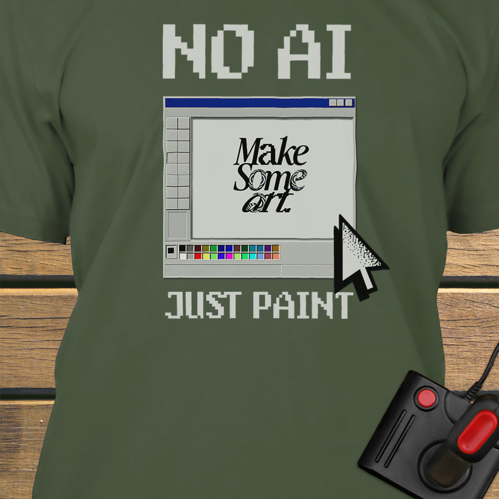 No AI just paint